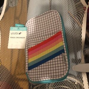 🌈Yoobi Colorful Grid Pencil Case- 162A $12 or 🎉